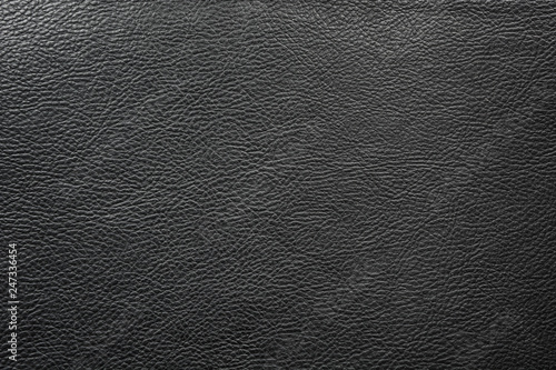 Black leather as pattern. Texture. Background Surface