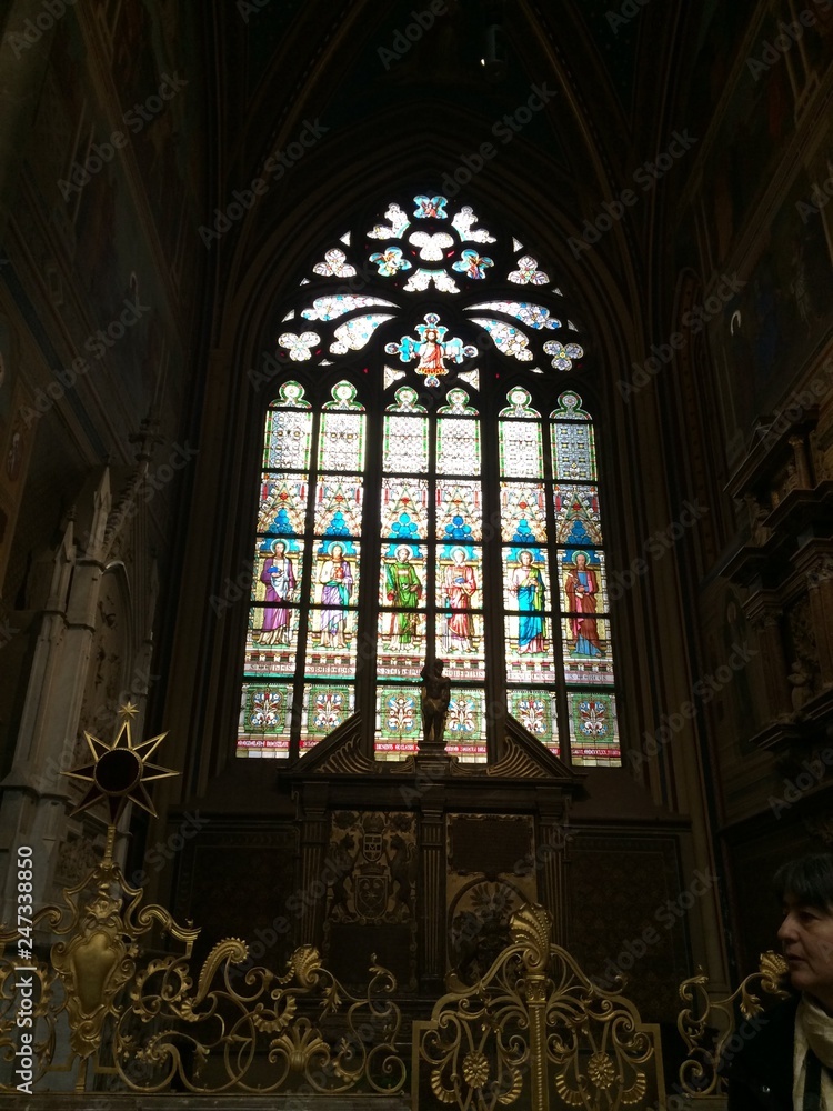 ステンドグラス プラハの大聖堂