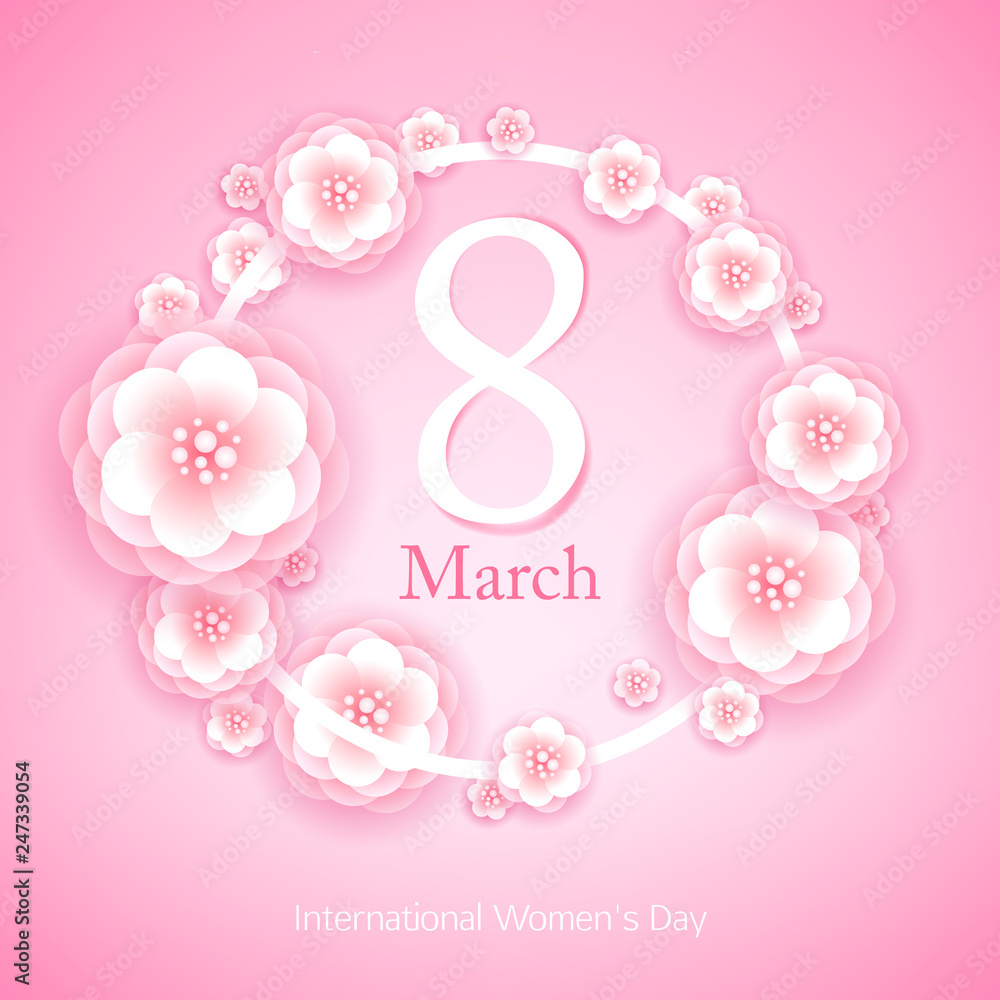8 march women's day greeting card. 8 march women's day greeting card.