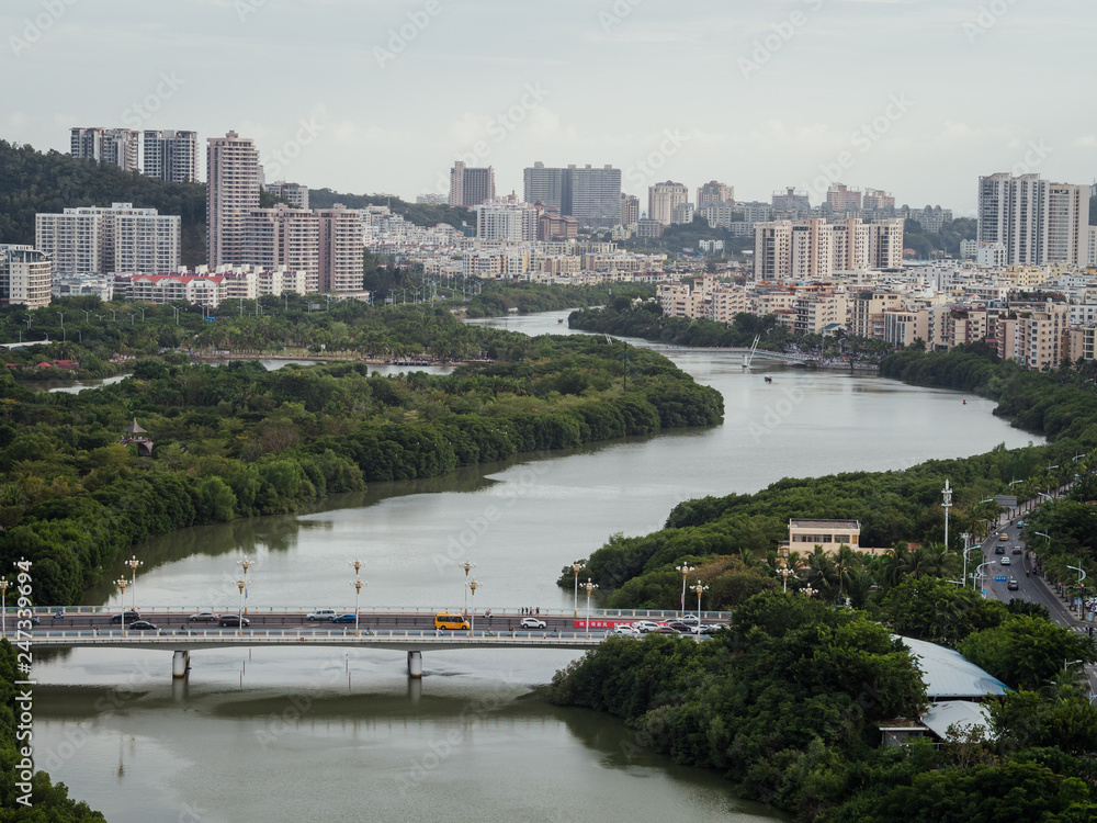 Modern City river