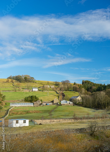 View of South Tyne valley near Garrigill, Cumbria