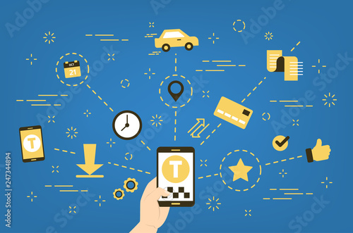 Taxi booking online step by step guide.