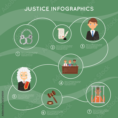 Judge vector justice law court and legal judgment of people character criminal character in prison backdrop illustration judicial courthouse background