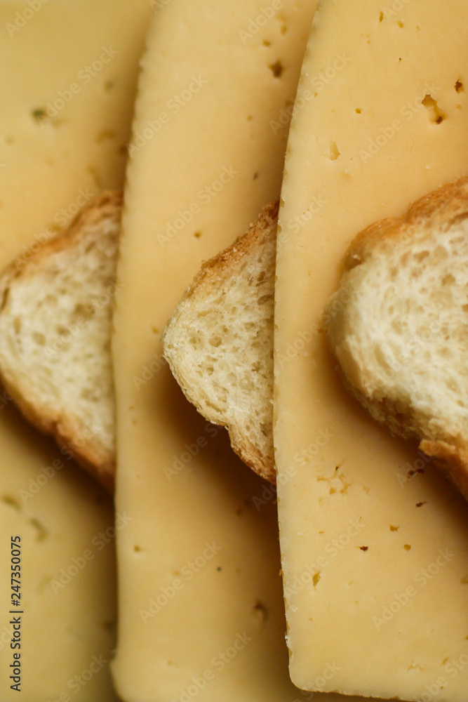 cheese, sandwich, bread (delicious snack). Top. Food background cheese, sandwich, bread (delicious snack). Top. Food background