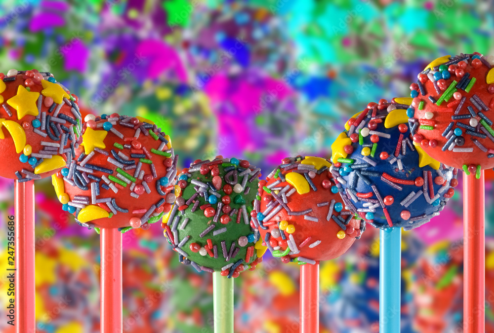 isolated image of delicious candy close-up