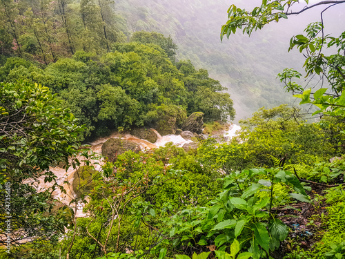 Huge Waterfall in Mahabaleshwar