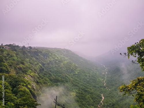 Huge Waterfall in Mahabaleshwar