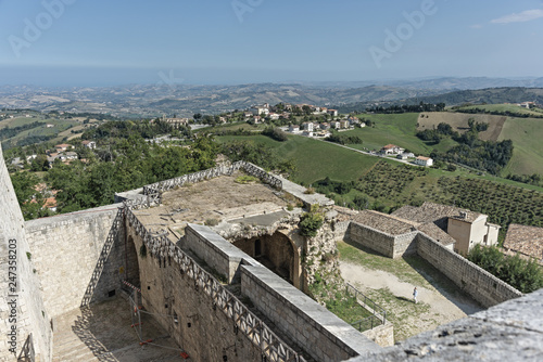 Foto Italia Marche Civitella del Tronto città fortezza vedute del forte panorama