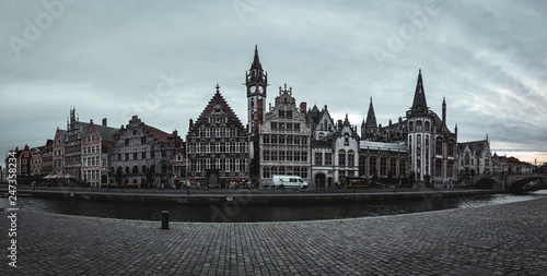 Panorama von Gent in Belgien