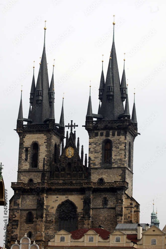 Church of Virgin Maria Before Tyn, Prague, Czech republic