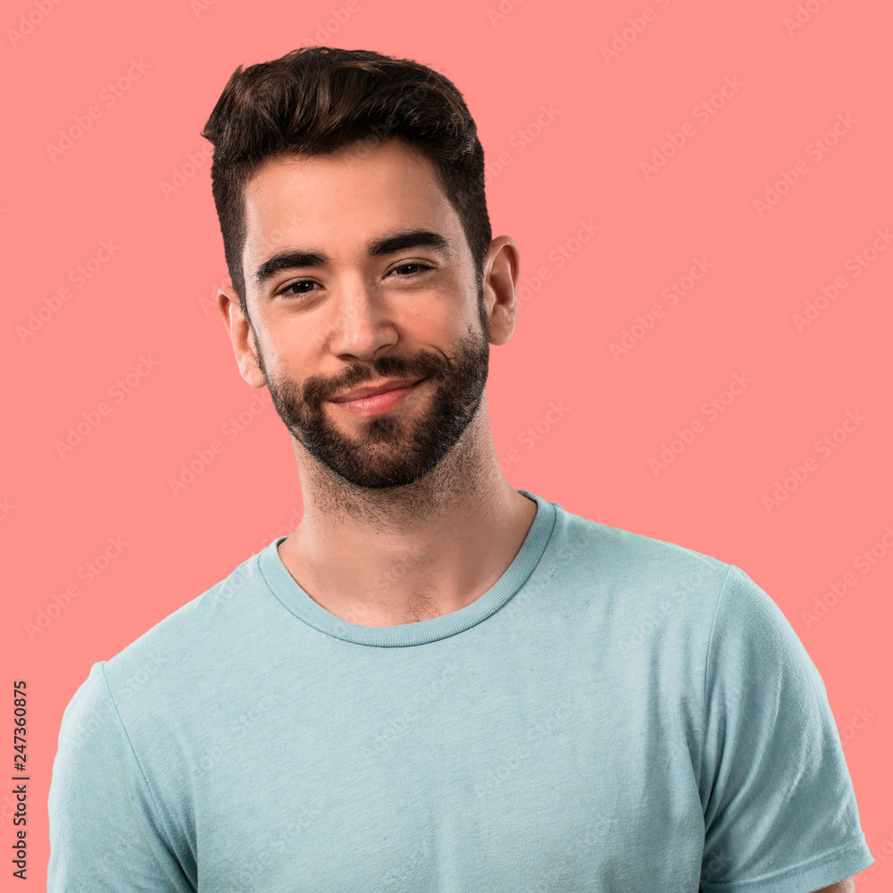Fototapeta premium young man happy and smiling