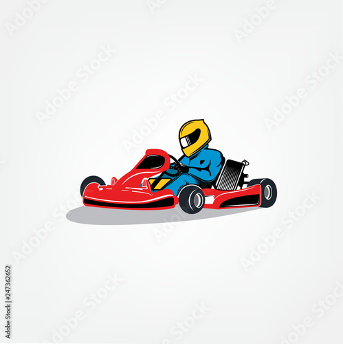 Karting icon. raster copy
