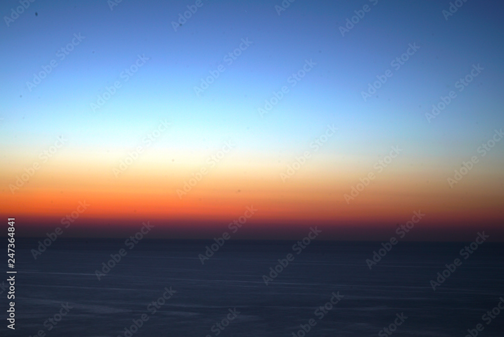 puesta de sol en mediterraneo