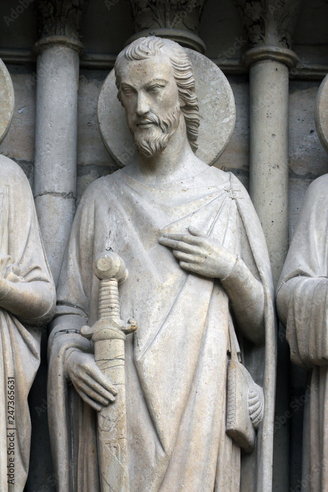 Saint James the Great, Notre Dame Cathedral, Paris, Last Judgment Portal