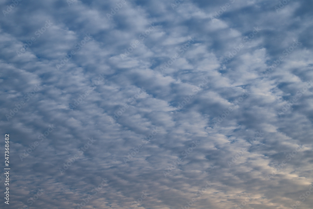 Scenery of cloudy blue sky in the evening. The natural art background and template. Scenery of cloudy blue sky in the evening. The natural art background and template.