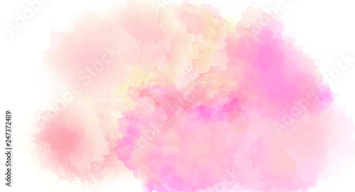 Abstract pink watercolor background for your design, watercolor background concept, vector.