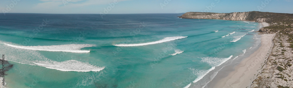 Beautiful panoramic view of Kangaroo Island coastline, Australia