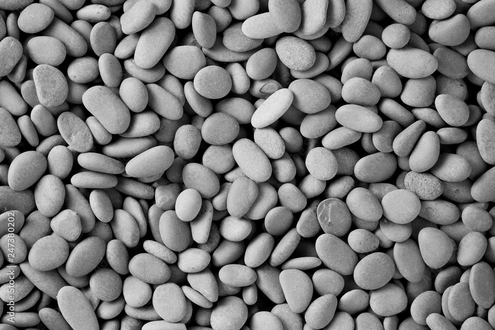 Abstract background texture sea stones, top view Abstract background texture sea stones, top view