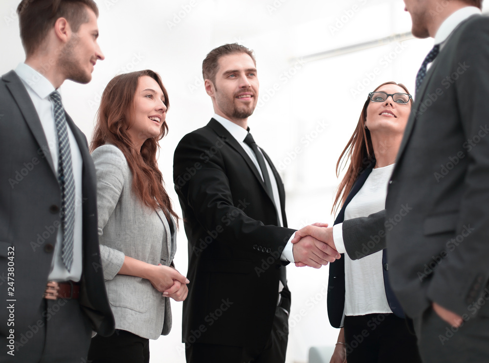 handshake to make a deal with your partner handshake to make a deal with your partner