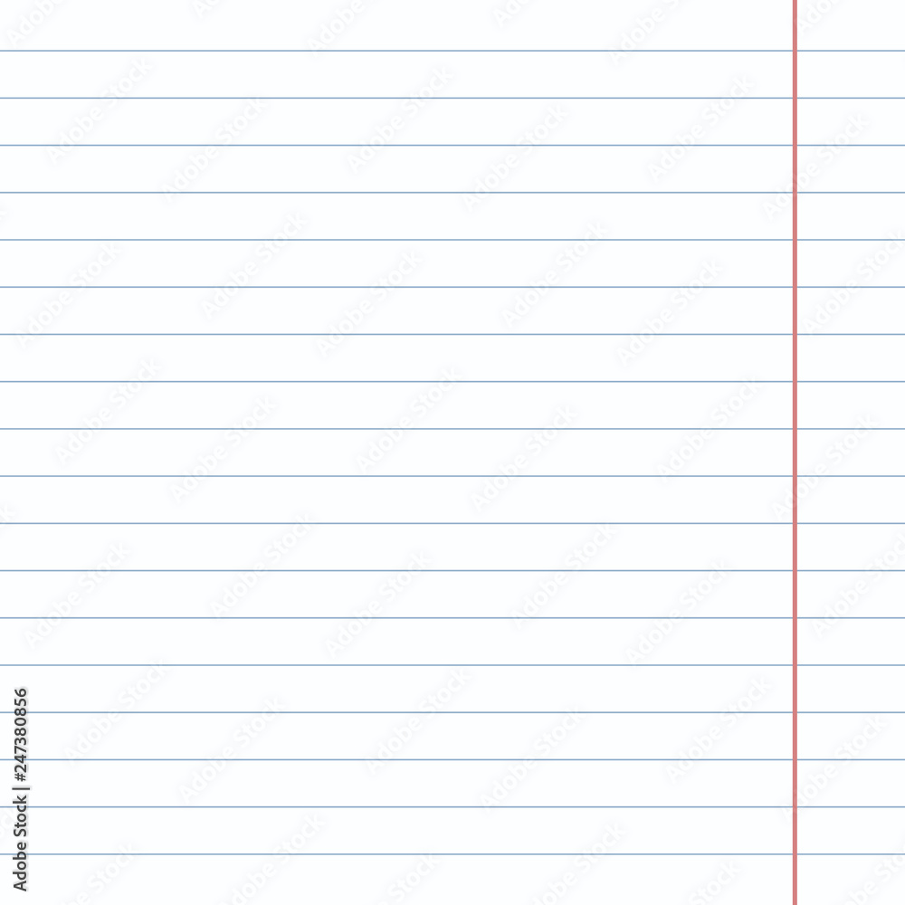 Vector Blank Notebook Line Paper Background Vector Blank Notebook Line Paper Background
