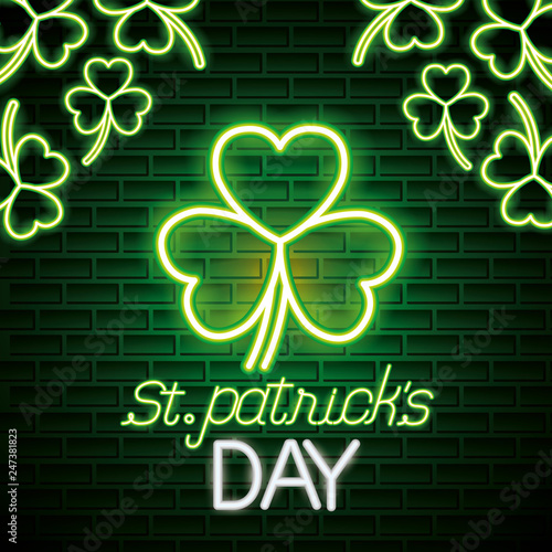st patricks day neon
