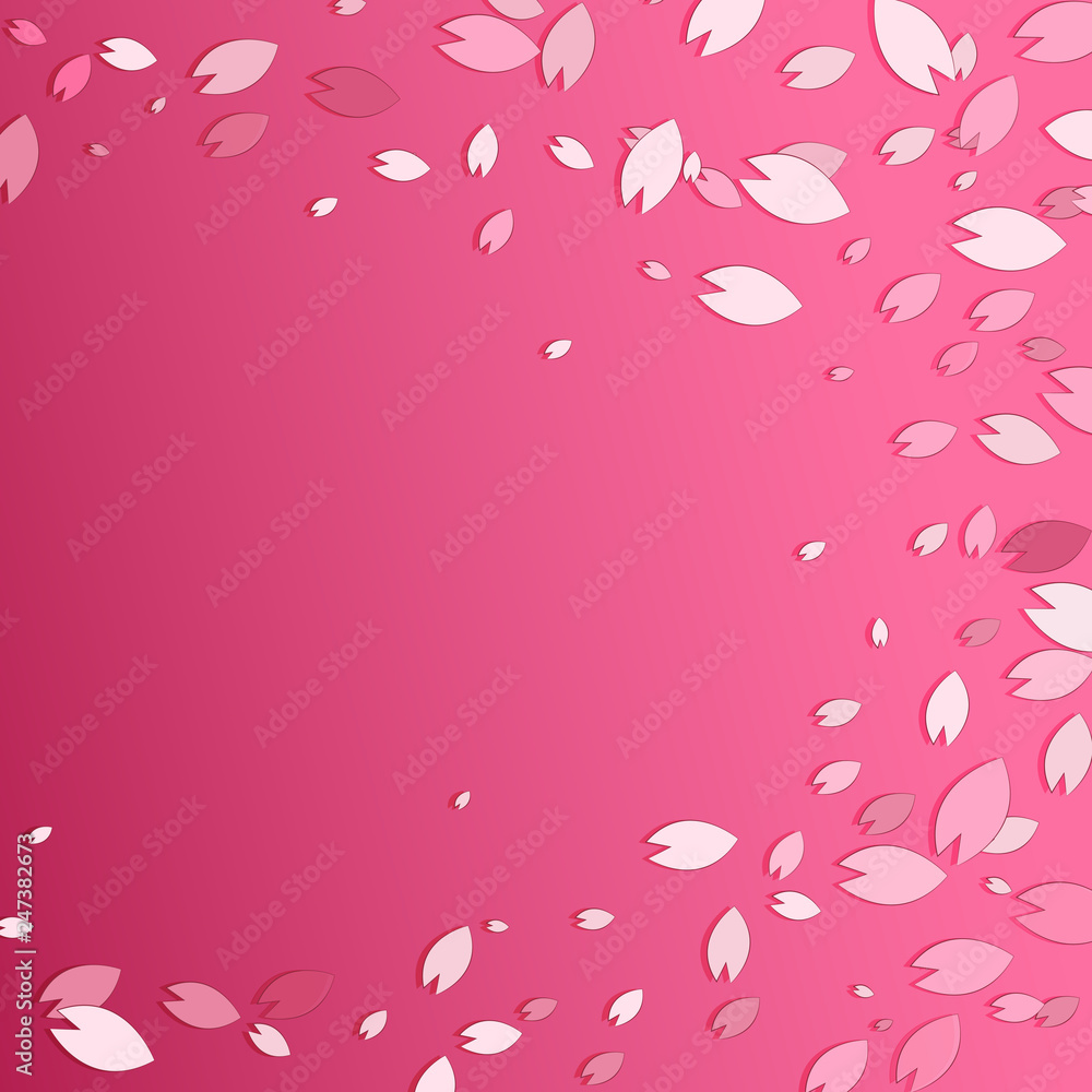 Abstract carmine background with pink petals. Abstract carmine background with pink petals.