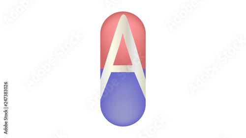 Pill logo vector design. Pharmacy logo