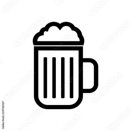 Beer icon vector