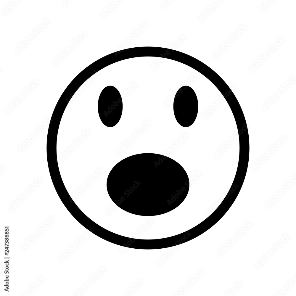 Fototapeta premium Smile vector icon