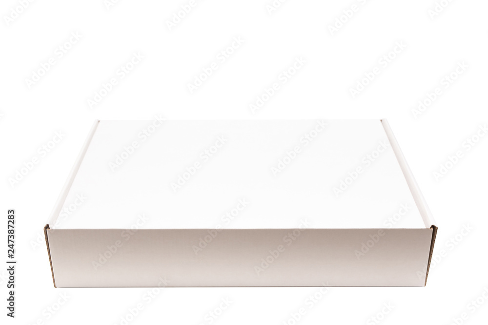 White box isolated on white background White box isolated on white background