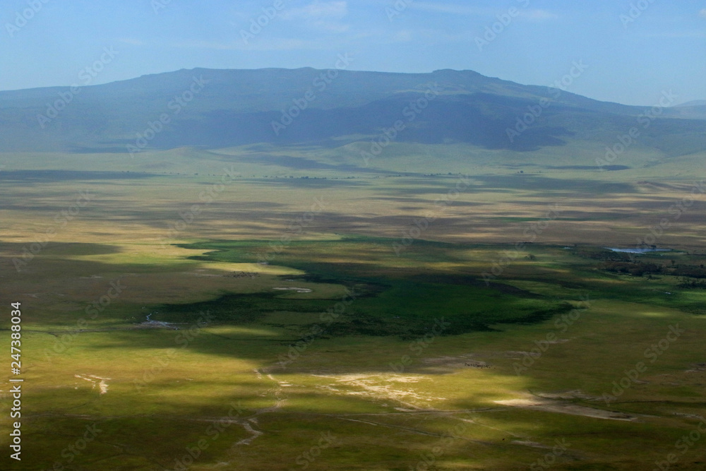 View of the crater, Ngorongoro Conservation Area, Tanzania 