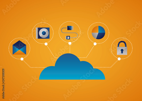 cloud computing concept