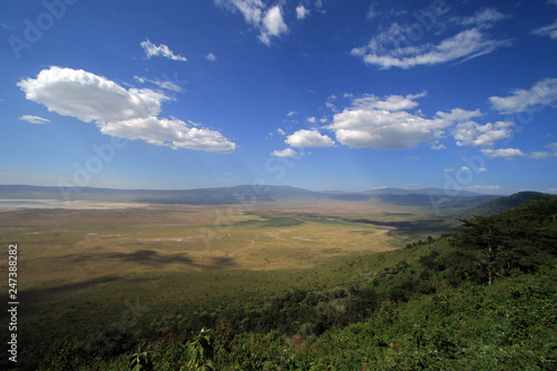 View of the crater  Ngorongoro Conservation Area  Tanzania 