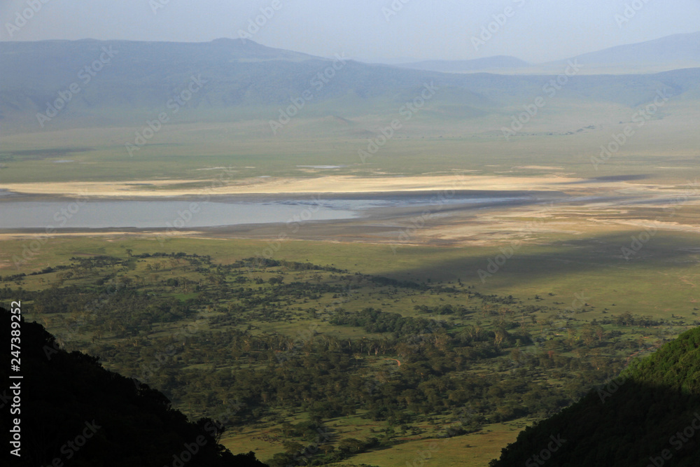 View of the crater, Ngorongoro Conservation Area, Tanzania