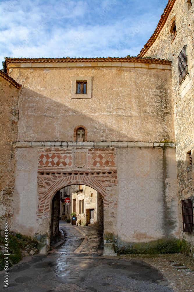 Gateway to Pedraza, Segovia, Spain