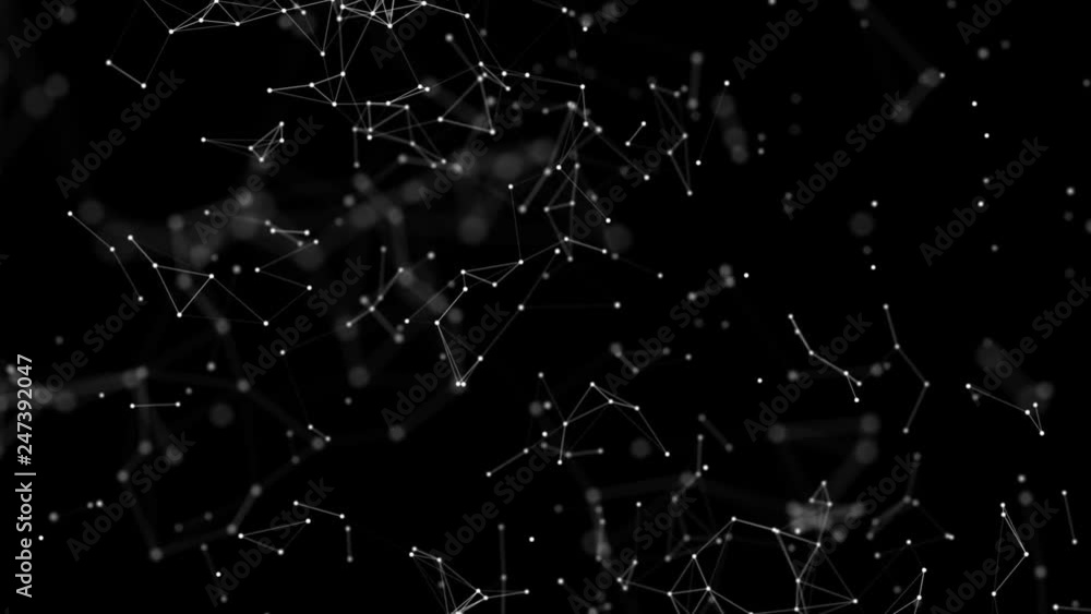 Plexus of abstract lines, triangles and dots. Motion animations. Plexus of abstract lines, triangles and dots. Motion animations.