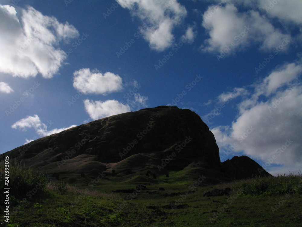 Moais of Eastern Island. RApa Nui. Isla de Pascua. Chile Moais of Eastern Island. RApa Nui. Isla de Pascua. Chile