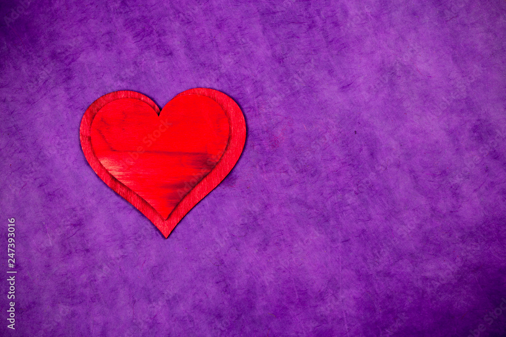 hearts on coloreful background for Valentine's day or love concept