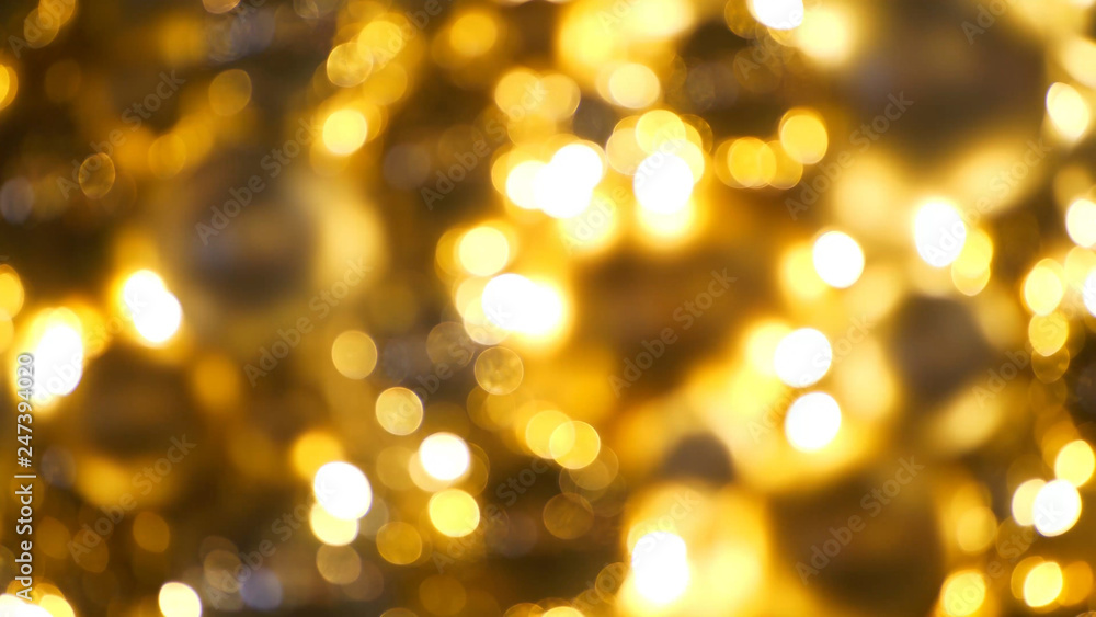 Obraz premium Beautiful golden Christmas background