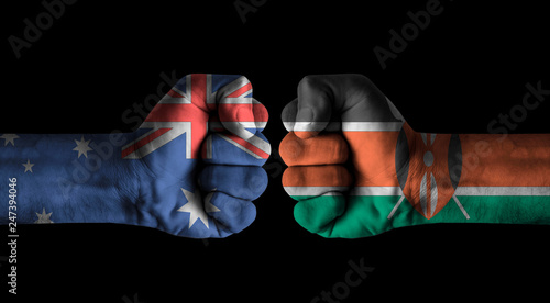 Australia vs Kenya © rauf