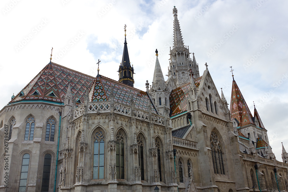 St. Matthias Cathedral in Budapest, Hungary St. Matthias Cathedral in Budapest, Hungary