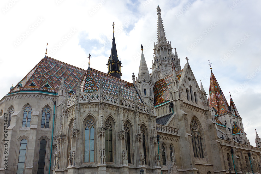 St. Matthias Cathedral in Budapest, Hungary