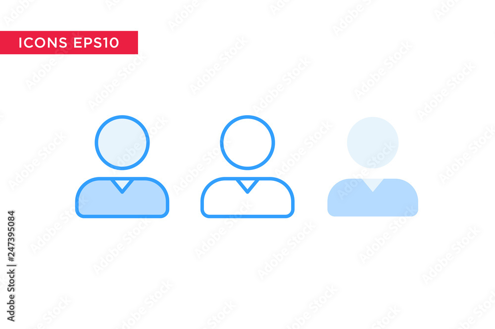person, people icon in line, outline, filled outline and flat design style isolated on white background. vector eps10 person, people icon in line, outline, filled outline and flat design style isolated on white background. vector eps10