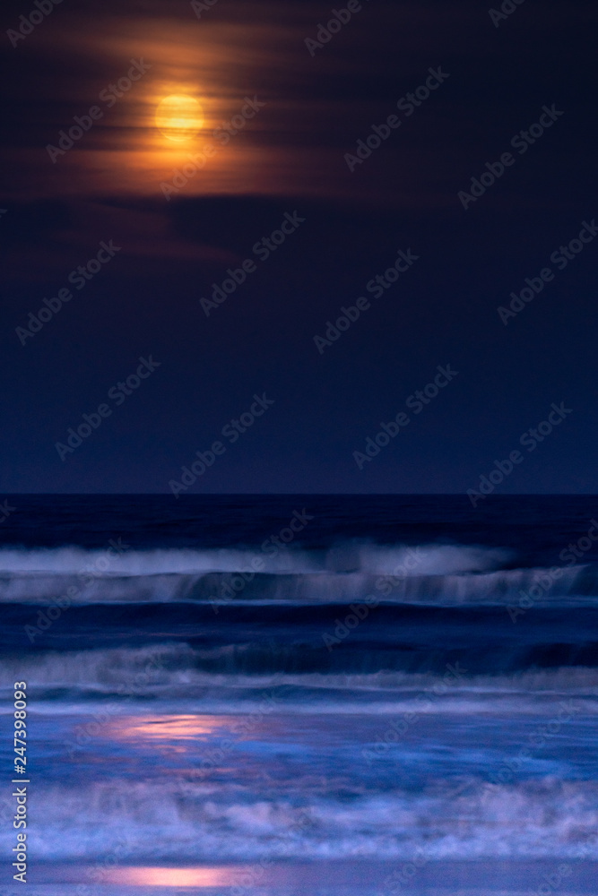 moonlight on the sea