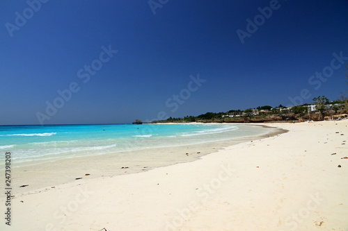Coast and beach in Nungwi  Zanzibar  Tanzania