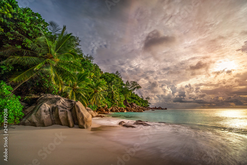 paradise beach at anse georgette, praslin, seychelles 15