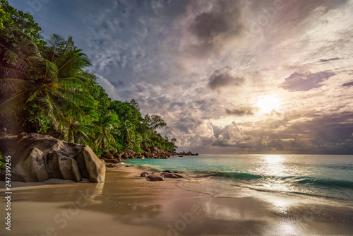 paradise beach at anse georgette, praslin, seychelles 17