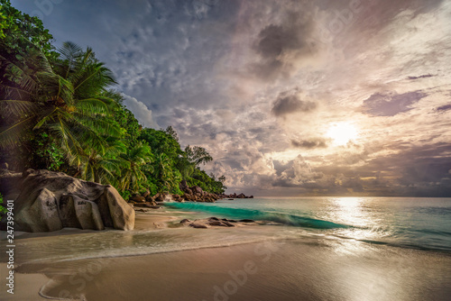 paradise beach at anse georgette, praslin, seychelles 19