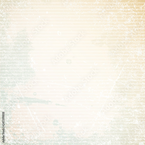 Retro Paper Background Stripes Horizontal Beige/Blue