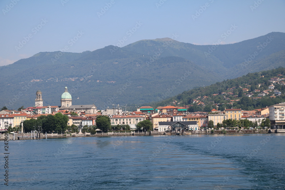 Intra Verbania on Lake Maggiore, Italy